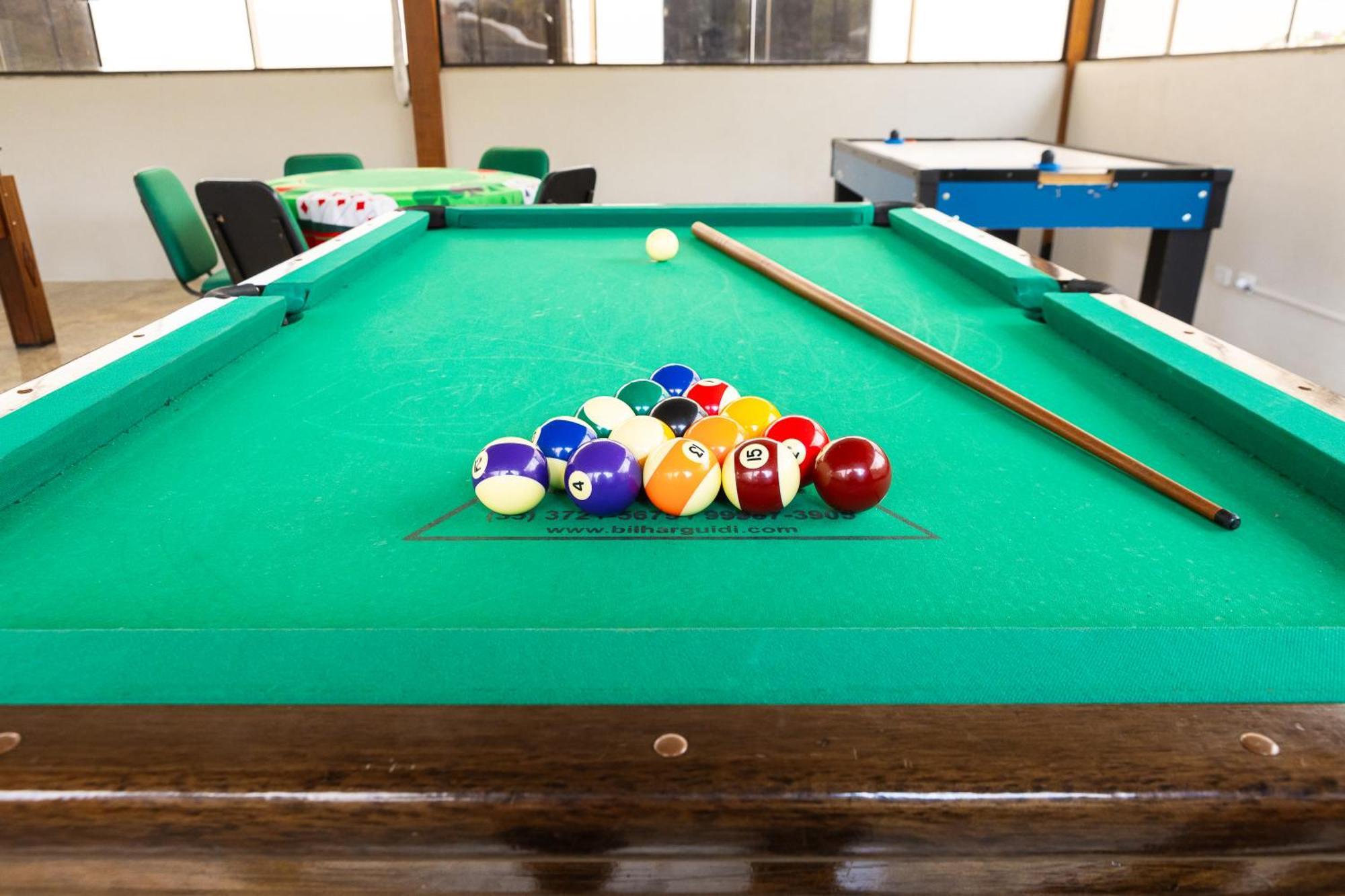 Golden Park All Inclusive Poços de Caldas Exterior foto Pool table