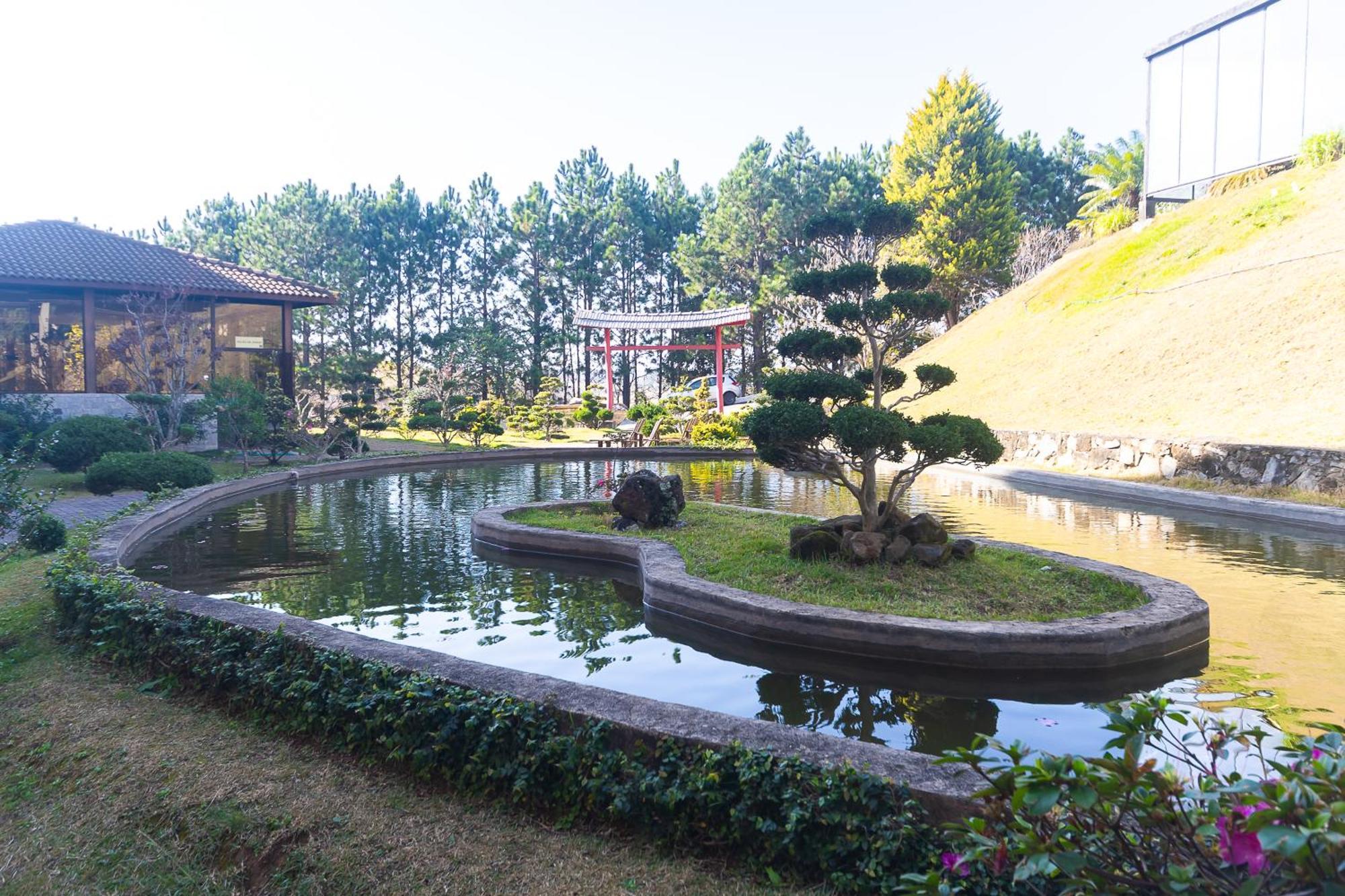 Golden Park All Inclusive Poços de Caldas Exterior foto The Japanese garden